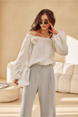 Bluzka Model Lima BLU0207-02K Beige - Roco Fashion Roco Fashion