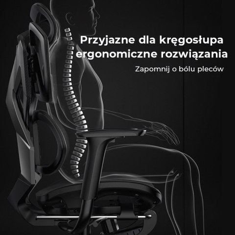 Fotel ergonomiczny gamingowy Angel Furia Grey ANGEL Fotel ergonomiczny gamingowy Angel Furia Grey ANGEL