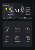 Fotel ergonomiczny gamingowy Angel Furia Grey ANGEL