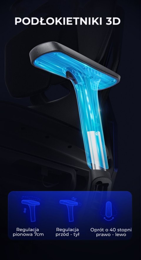 Fotel ergonomiczny gamingowy Angel Furia PRO ANGEL Fotel ergonomiczny gamingowy Angel Furia PRO ANGEL