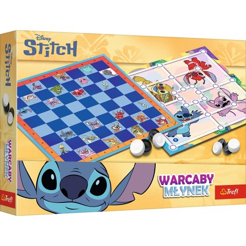 Gra planszowa Warcaby i Młynek Lilo & Stitch Trefl 02799 Trefl Gry Gra planszowa Warcaby i Młynek Lilo & Stitch Trefl 02799 Trefl Gry