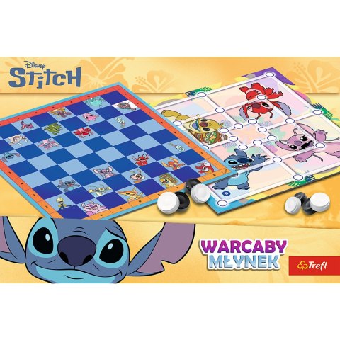 Gra planszowa Warcaby i Młynek Lilo & Stitch Trefl 02799 Trefl Gry Gra planszowa Warcaby i Młynek Lilo & Stitch Trefl 02799 Trefl Gry