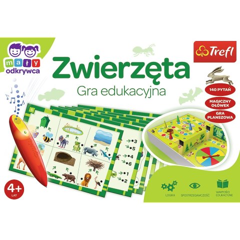 Gra edukacyjna dla dzieci Zwierzęta Magiczny ołówek Trefl 02111 Trefl Gry Gra edukacyjna dla dzieci Zwierzęta Magiczny ołówek Trefl 02111 Trefl Gry