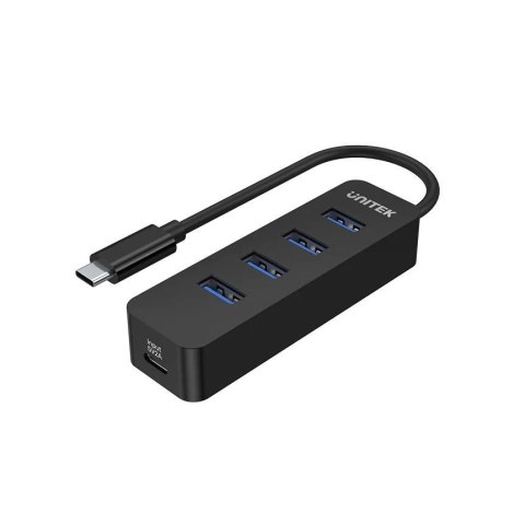 HUB USB-C Unitek H1117B 4xUSB-A 3.1, aktywny, 10W Unitek HUB USB-C Unitek H1117B 4xUSB-A 3.1, aktywny, 10W Unitek