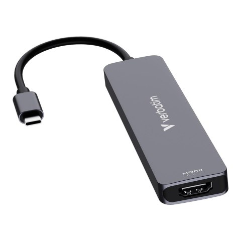 Hub USB Verbatim Multi Port Essentials USB-C PD, USB-C, 2xUSB-A 3.0, HDMI, SD/microSD Verbatim Hub USB Verbatim Multi Port Essentials USB-C PD, USB-C, 2xUSB-A 3.0, HDMI, SD/microSD Verbatim