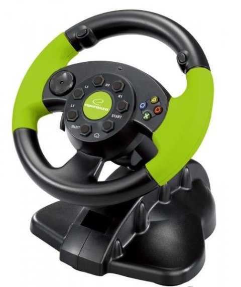 Kierownica Esperanza EG104 HIGH OCTANE XBOX 360 EDITION do PC/PS1/PS2/PS3 ESPERANZA
