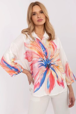 Koszula Damska Model DHJ-KS-16567-2.67 Ecru - Italy Moda Italy Moda