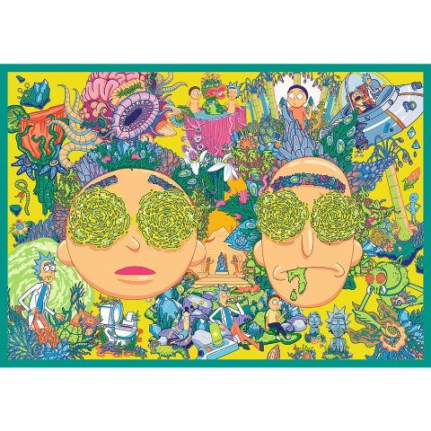 Puzzle - 4x250 - Zakręcony świat Ricka i Morty'ego - Warner Rick and Morty - Trefl 13338 Trefl Puzzle Puzzle - 4x250 - Zakręcony świat Ricka i Morty'ego - Warner Rick and Morty - Trefl 13338 Trefl Puzzle