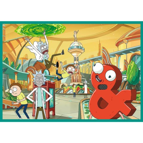Puzzle - 4x250 - Zakręcony świat Ricka i Morty'ego - Warner Rick and Morty - Trefl 13338 Trefl Puzzle Puzzle - 4x250 - Zakręcony świat Ricka i Morty'ego - Warner Rick and Morty - Trefl 13338 Trefl Puzzle