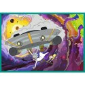 Puzzle - 4x250 - Zakręcony świat Ricka i Morty'ego - Warner Rick and Morty - Trefl 13338 Trefl Puzzle