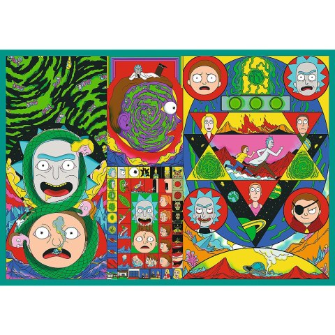 Puzzle - 4x250 - Zakręcony świat Ricka i Morty'ego - Warner Rick and Morty - Trefl 13338 Trefl Puzzle Puzzle - 4x250 - Zakręcony świat Ricka i Morty'ego - Warner Rick and Morty - Trefl 13338 Trefl Puzzle