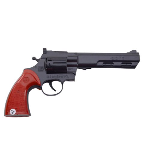 Rewolwer Na Kapiszony Pistolet Rekwizyt Dźwięk Strzału Czarny LEAN TOYS