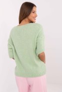 Sweter Damski Model MI-SW-2103.07 Pistacja - Italy Moda Italy Moda