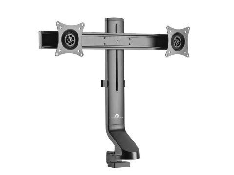 Uchwyt na dwa monitory Maclean MC-854 17"-27" 14kg VESA 75x75 100x100 Maclean