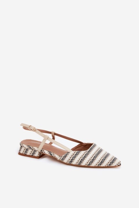 Baleriny Model Abroes 5211 Beige - Step in style Step in style Baleriny Model Abroes 5211 Beige - Step in style Step in style