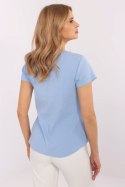 Bluzka Model DHJ-BZ-25168.00 Light Blue - Italy Moda Italy Moda