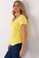 Bluzka Model DHJ-BZ-25168.00 Yellow - Italy Moda Italy Moda