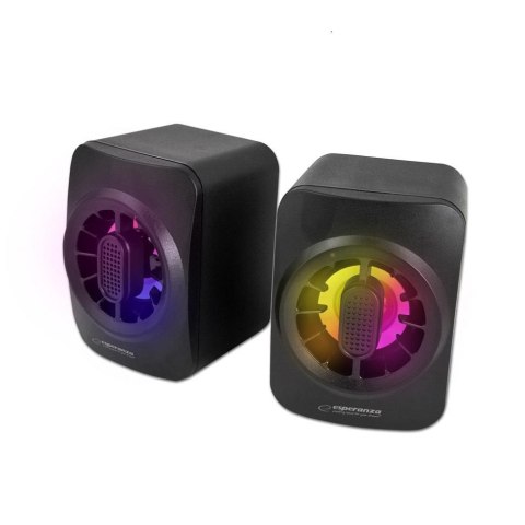 Głośniki 2.0 Esperanza USB LED Rainbow Sakara EGS104 ESPERANZA