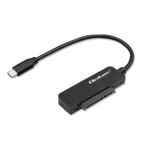 Kabel adapter Qoltec SATA | Przejściówka na dysk SSD HDD 2.5" | USB-C | Super speed 5Gb/s | 2TB Qoltec
