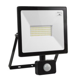 Naświetlacz LED z czujnikiem ruchu Maclean MCE650 NW slim Neutral White 50W, IP44 Maclean