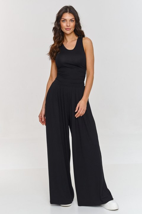 Spodnie Komplet Model M871 Black - Makadamia Makadamia