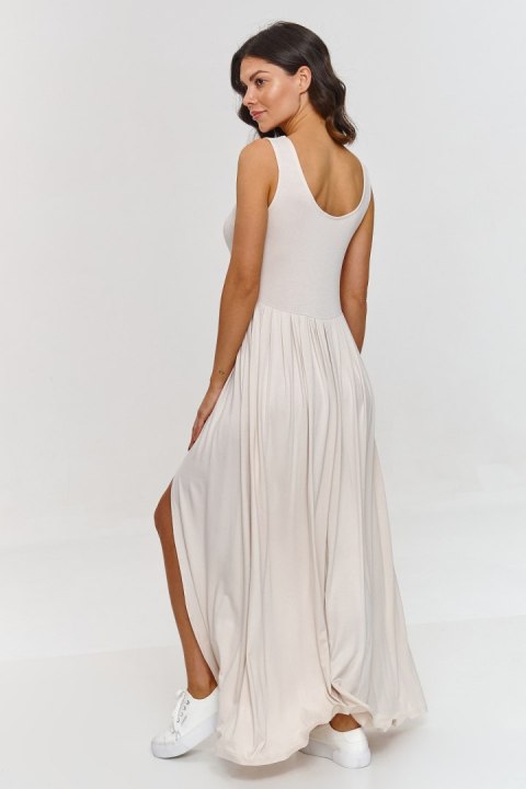 Sukienka Model M874 Light Beige - Makadamia Makadamia