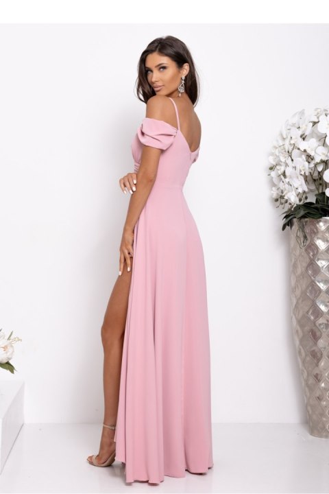 Sukienka Model Walentina Gładka 0011171. Dirty Pink - With You With You