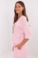 Sweter Damski Model MI-SW-7002.17 Light Pink - Italy Moda Italy Moda
