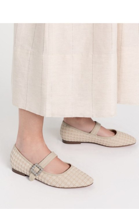 Damskie Baleriny ELIORA ? BEIGE - Inello Inello Damskie Baleriny ELIORA ? BEIGE - Inello Inello