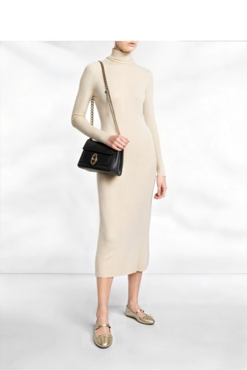 Damskie Baleriny LUSIA ? GOLD - Inello Inello