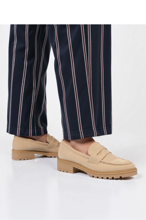 Damskie Mokasyny LORIEN KHAKI - Inello Inello Damskie Mokasyny LORIEN KHAKI - Inello Inello