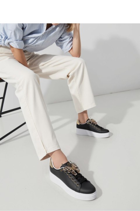 Damskie Sneakersy BUTTERFLY LUX ? Black - Inello Inello