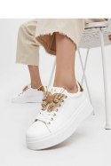 Damskie Sneakersy BUTTERFLY LUX ? Gold - Inello Inello