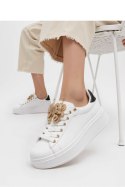 Damskie Sneakersy BUTTERFLY LUX ? White/Black - Inello Inello