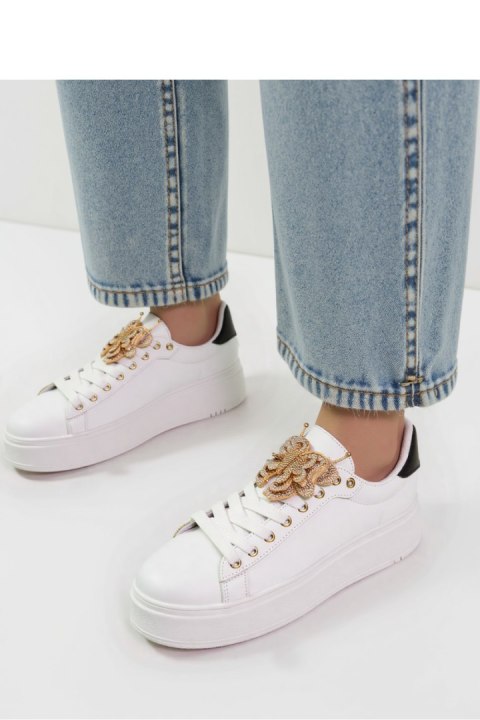 Damskie Sneakersy BUTTERFLY LUX ? White/Black - Inello Inello