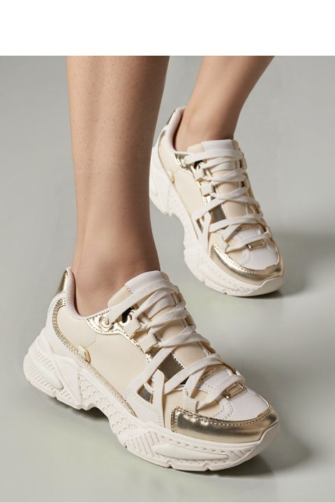 Damskie Sneakersy CELESTE ? Beige - Inello Inello
