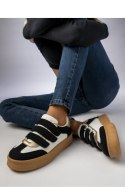 Damskie Sneakersy ? Czarne AURORA BLACK - Inello Inello
