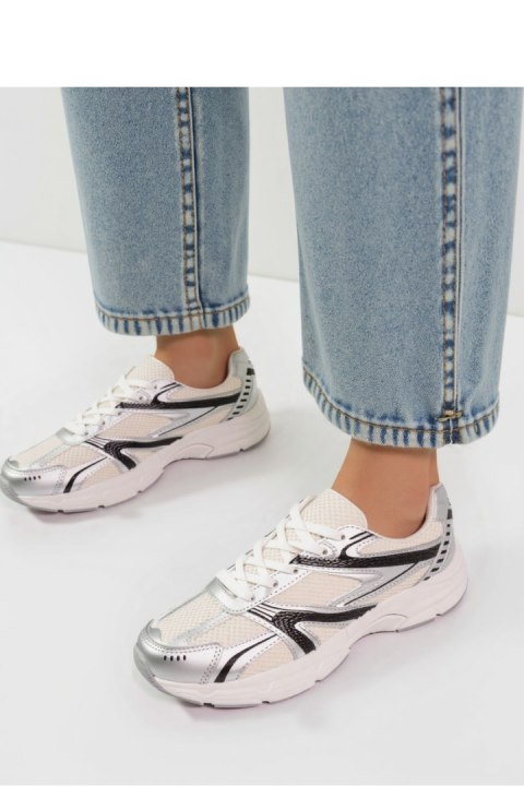Damskie Sneakersy DYNAMIC ? Silver - Inello Inello
