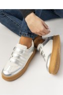 Damskie Sneakersy ? Srebrne AURORA SILVER - Inello Inello