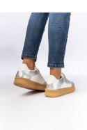 Damskie Sneakersy ? Srebrne AURORA SILVER - Inello Inello