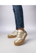 Damskie Sneakersy ? Złote AURORA GOLD - Inello Inello