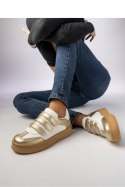 Damskie Sneakersy ? Złote AURORA GOLD - Inello Inello