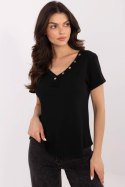 Bluzka Model DHJ-BZ-25168.00 Black - Italy Moda Italy Moda