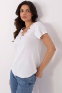 Bluzka Model DHJ-BZ-25168.00 Ecru - Italy Moda Italy Moda