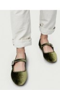 Damskie Baleriny FINDLAY ? GREEN - Inello Inello