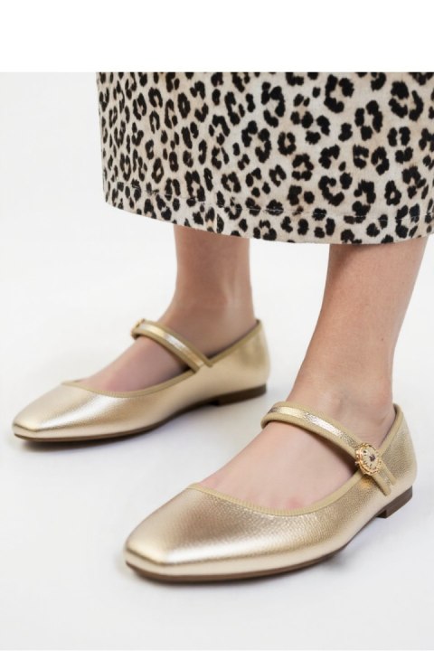 Damskie Baleriny VINTAGE CHARM ? GOLD - Inello Inello