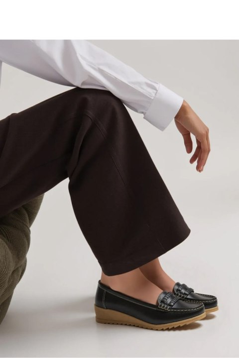 Damskie Mokasyny ALORA BLACK - Inello Inello