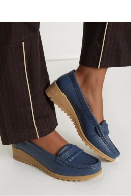 Damskie Mokasyny ALORA DARK BLUE - Inello Inello