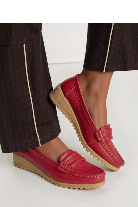 Damskie Mokasyny ALORA RED - Inello Inello