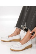 Damskie Mokasyny ALORA WHITE - Inello Inello